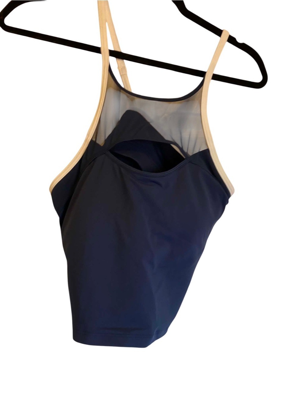 NWT Lululemon Ace Advantage Mesh-Panel Tennis Tank CLUB BLUE/ WHITE Size XL